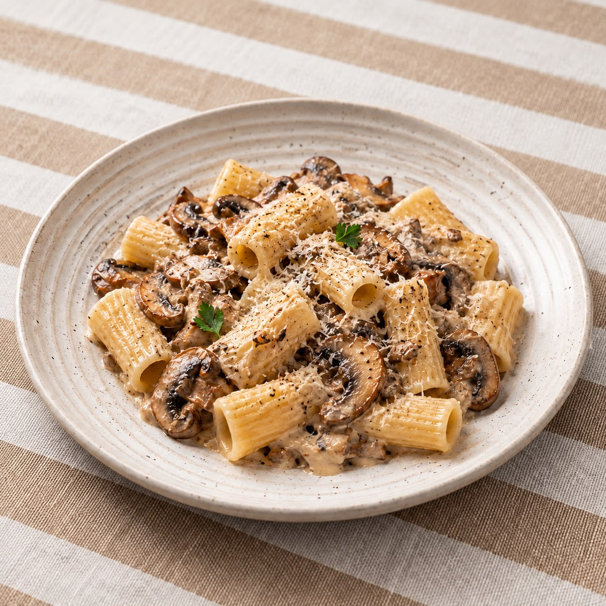 Truffle and Mushroom Pasta